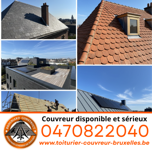 DEVIS TRAVAUX Toiturier Couvreur Bruxelles Brogniard Construct Belgique