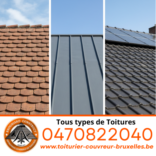 Devis Clair et détaillé Travaux tous types de toiture à Bruxelles et communes de la région Bruxelloise Couvreur Dakdekker Brussel Dakbedekking